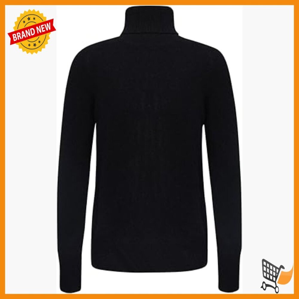 100% Cashmere Turtleneck Pullover Sweater Long Sleeve Winter Top